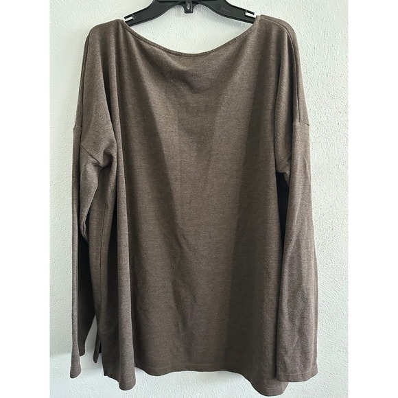 Lauren Ralph Lauren long sleeve shirt for woman size XL brown - Picture 4 of 5